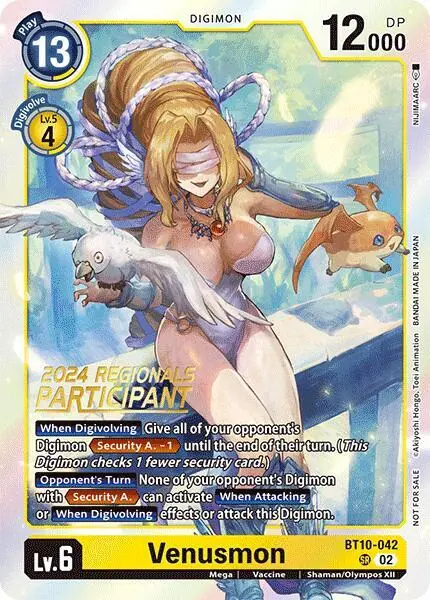 Venusmon (2024 Regionals Participant)