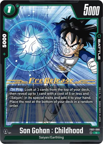 Son Gohan : hildhood