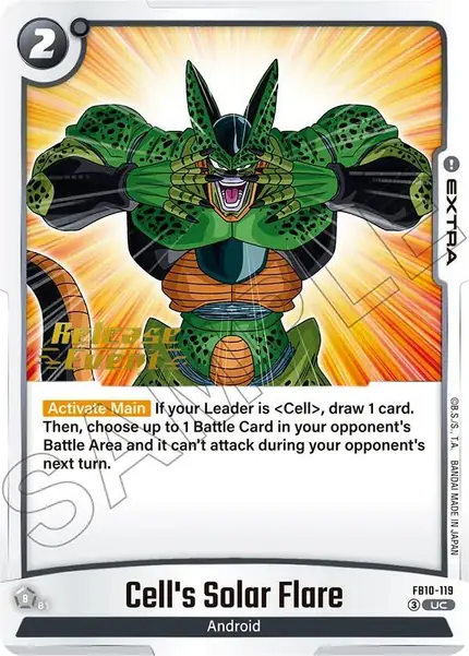 Cell's Solar Flare