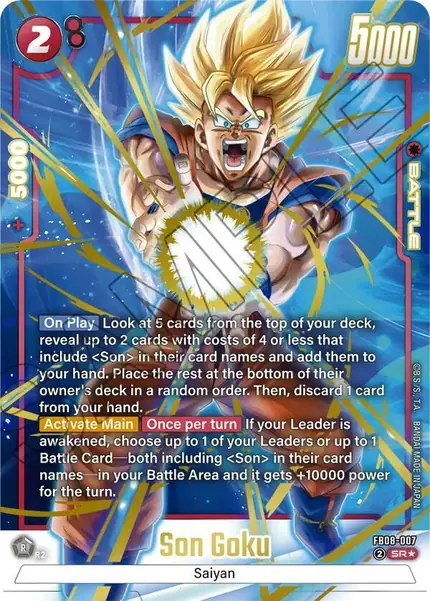 Son Goku - FB08-007 (Alternate Art)