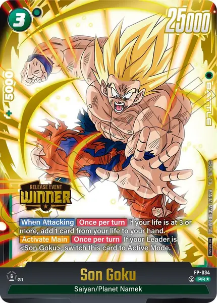 Son Goku - (Release Event Winner)