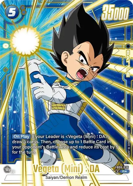 Vegeta (Mini) : DA - FB06-036 (Gold)