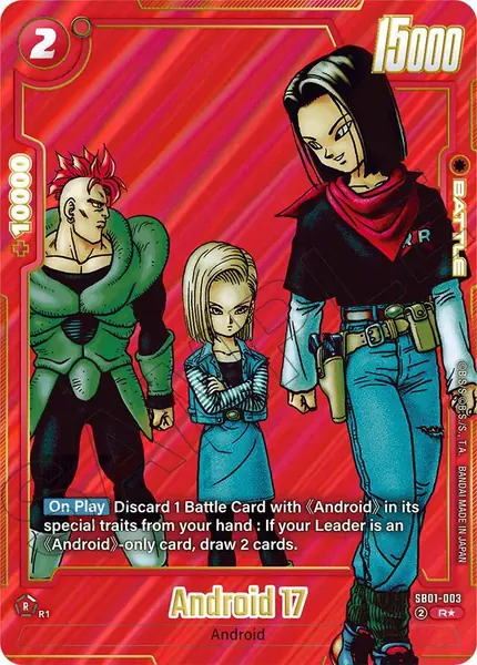 Android 17 - SB01-003 (Alternate Art)