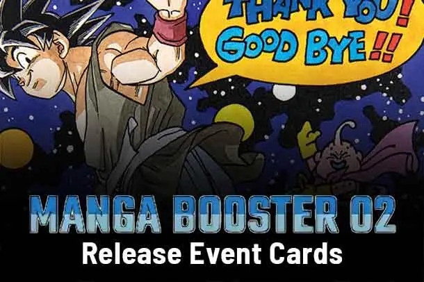 Manga Booster 02 Release Event Cards