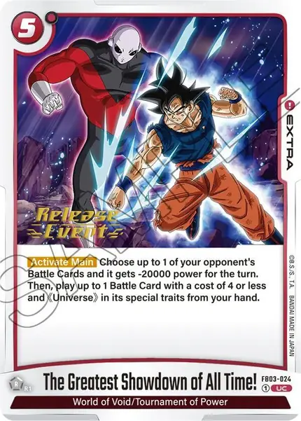 The Greatest Showdown of All Time!