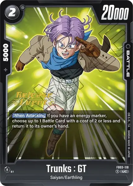 Trunks : GT - FB03-118