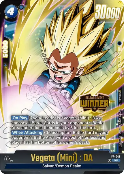 Vegeta (Mini) - FP-041 (Release Event Winner)