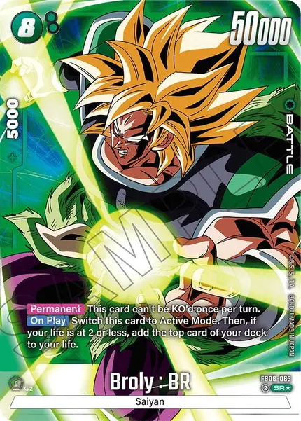 Broly : BR - FB06-063 (Alternate Art)