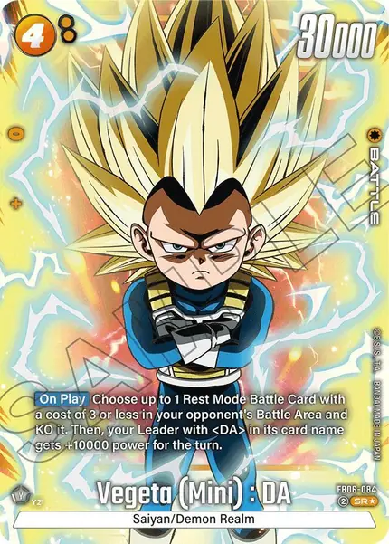 Vegeta (Mini) : DA - (Alternate Art)