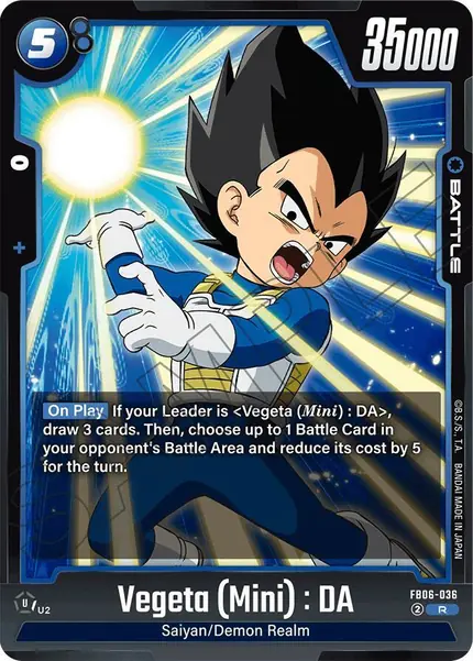 Vegeta (Mini) : DA - FB06-036