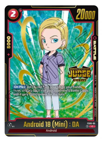 Android 18 (Mini) : DA (Judge Pack (Event Judge) 03)