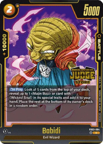 Babidi - FB03-084 (Judge Pack (Store Judge) 02)