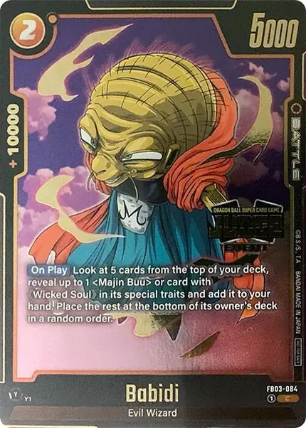 Babidi - (Judge Pack (Event Judge) 02)
