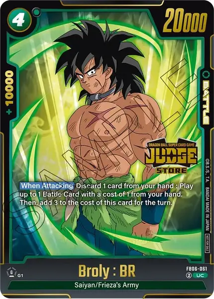 Broly : BR (Judge Pack (Store Judge) 04)