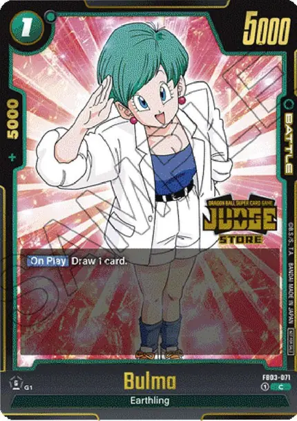 Bulma - FB03-071 (Judge Pack (Store Judge) 02)
