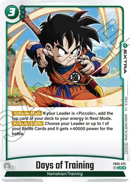 Days of Training - (Championship Pack 02)