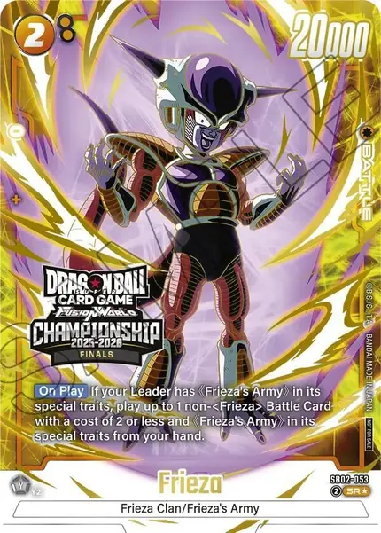 Frieza - SB02-053 (Championship 2025-2026 Finals)