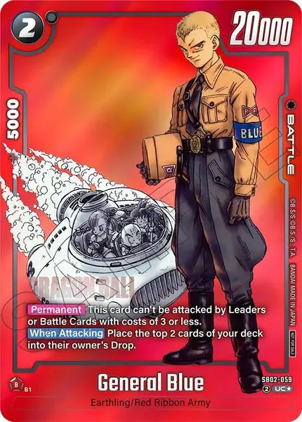 General Blue - SB02-059 (Limited Pack MANGA Version 02)