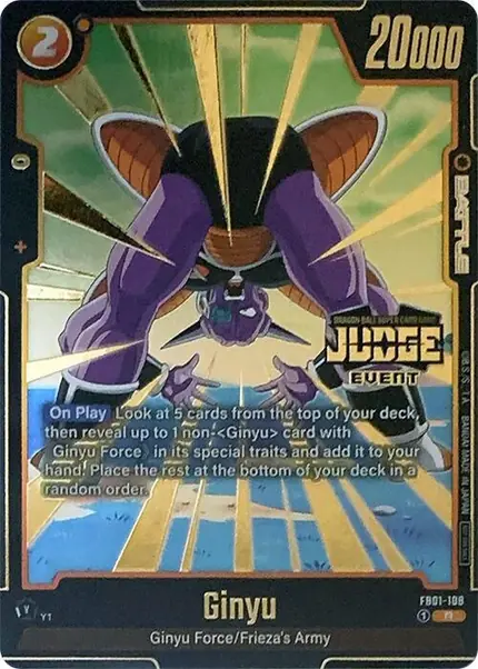 Ginyu - FB01-108 (Judge Pack (Event Judge) 01)