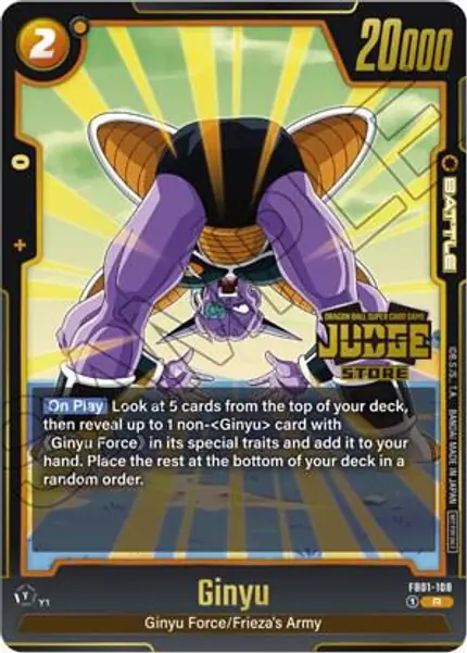 Ginyu - FB01-108 (Judge Pack (Store Judge) 01)
