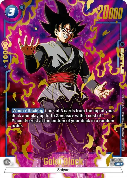 Goku Black - (Championship Pack 01) (Gold)