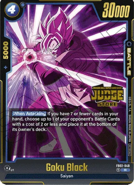 Goku Black - FB02-040 (Judge Pack (Store Judge) 02)