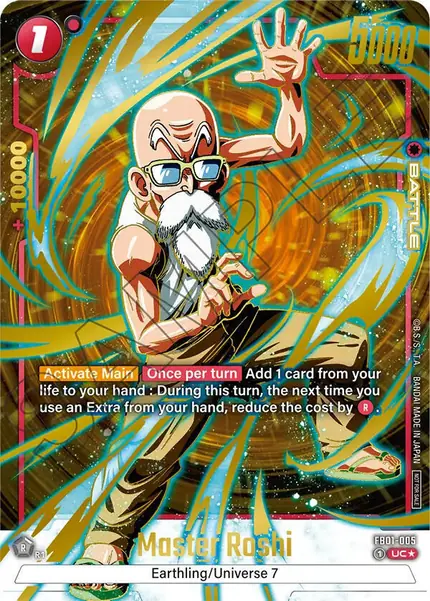 Master Roshi - (Championship Pack 01) (Gold)