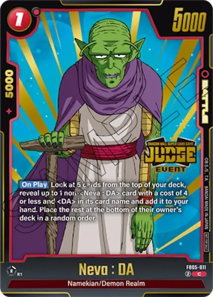 Neva : DA (Judge Pack (Event Judge) 04)