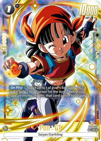 Pan : GT (Alternate Art) (Limited Pack 01)