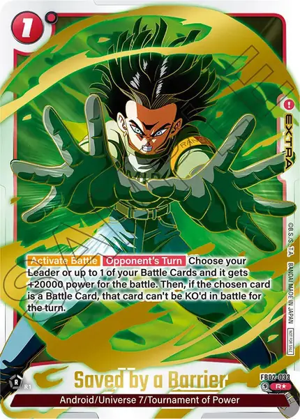 Saved by a Barrier - (Championship Pack 01) (Gold)
