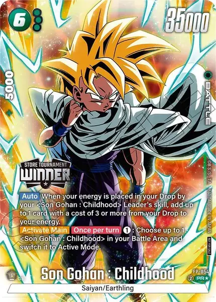 Son Gohan : Childhood - FP-054 (Tournament Pack -Winner- 08)