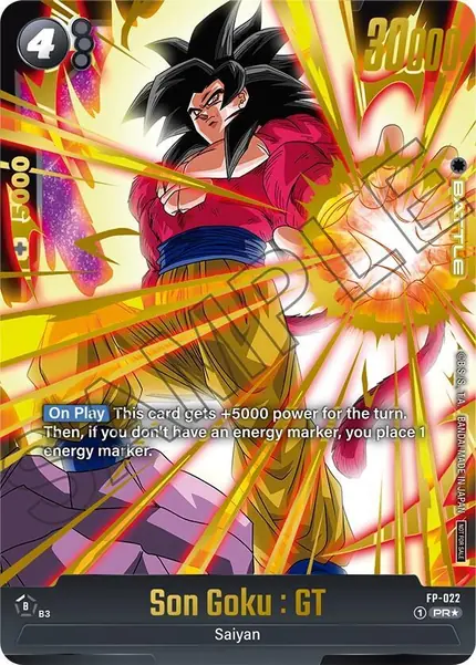 Son Goku : GT - (Selection Pack 01)