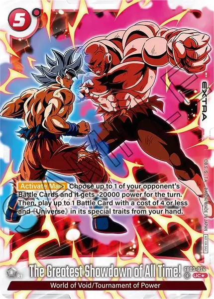 The Greatest Showdown of All Time! (Tournament Pack -Winner- 04)