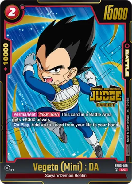 Vegeta (Mini) : DA (Judge Pack (Event Judge) 04)