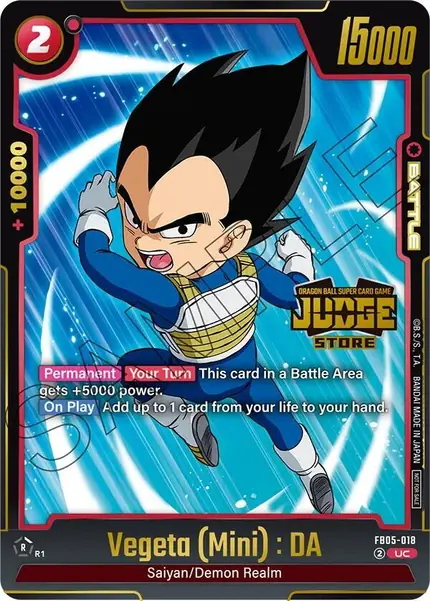 Vegeta (Mini) : DA (Judge Pack (Store Judge) 04)