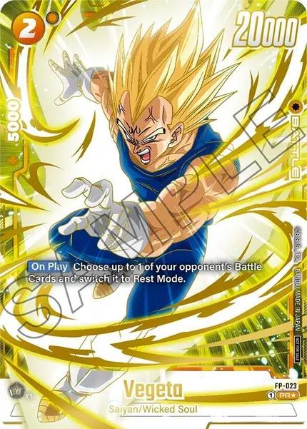 Vegeta - (Selection Pack 01 Finalist)