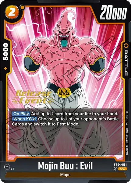 Majin Buu : Evil