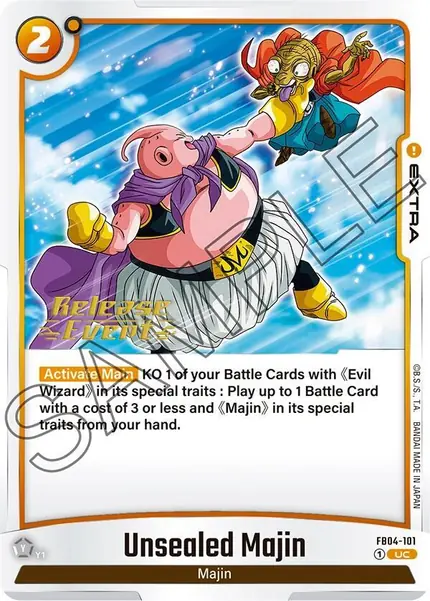 Unsealed Majin