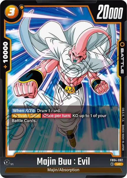 Majin Buu : Evil - FB04-092