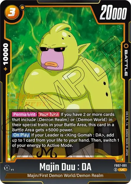 Majin Duu : DA