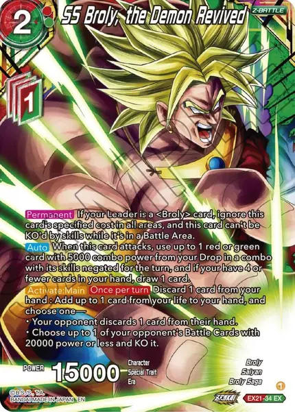 SS Broly, the Demon Revived
