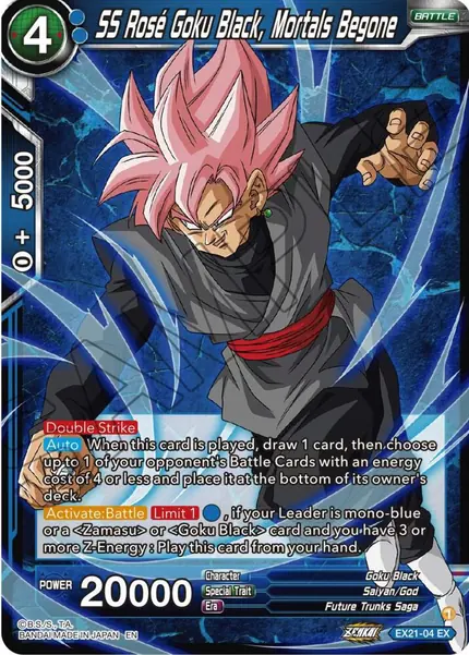 SS Rose Goku Black, Mortals Begone