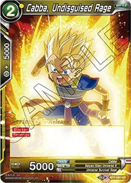 Cabba, Undisguised Rage