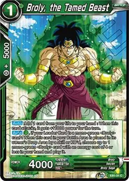 Broly, the Tamed Beast