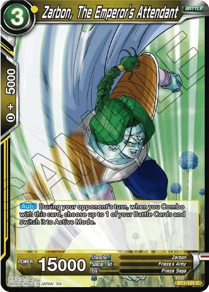 Zarbon, The Emperor's Attendant (Reprint)
