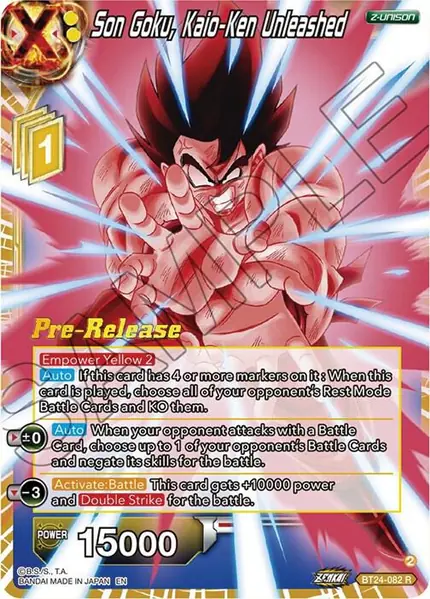 Son Goku, Kaio-Ken Unleashed