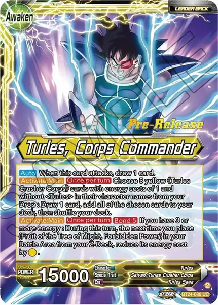 Turles // Turles, Corps Commander