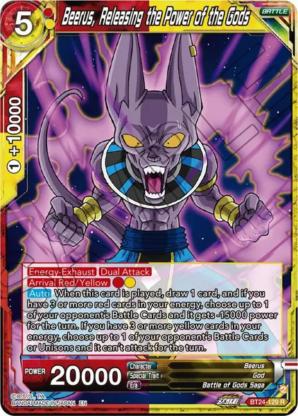 Beerus, Releasing the Power of the Gods