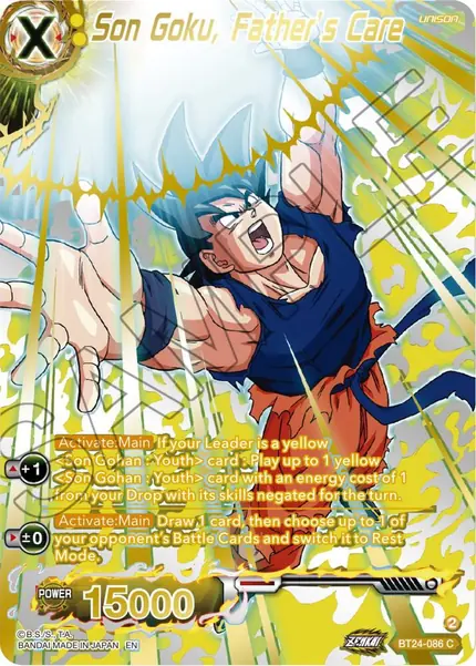 Son Goku, Father's Care (Collector Booster Gold)