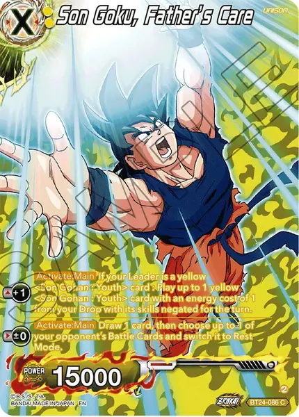 Son Goku, Father's Care (Collector Booster Silver)